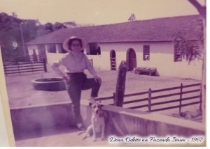 dona odette gomes pinto na fazenda itaim em 1967 (2)