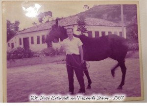 dr josé eduardo gomes pinto na fazenda itaim em 1967